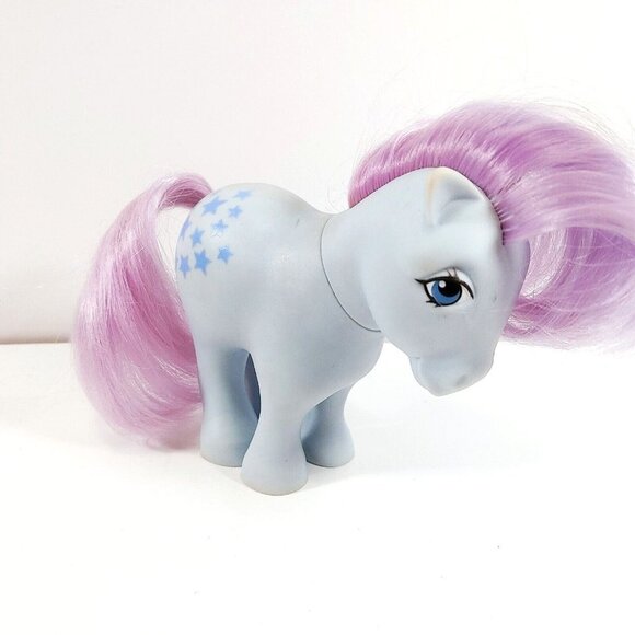 Vintage My Little Pony G1 Flat Foot Blue Belle Collector 1982 FF MLP - Picture 1 of 8